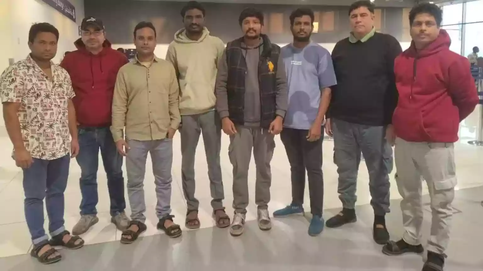 Eight Indian seafarers who were detained in Iran in December have returned home after weeks of delay caused by the war in the Middle East