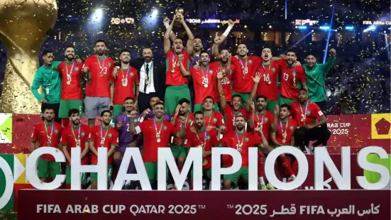 Morocco triumphed over Jordan in the final of the FIFA Arab Cup on Friday at the Lusail Stadium in Qatar, securing a 3-2 victory in the summit clash