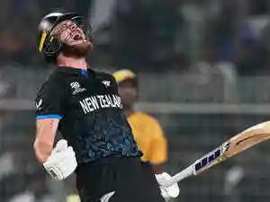 Finn Allen's record-breaking century earns New Zealand big win over South Africa in T20 World Cup semis