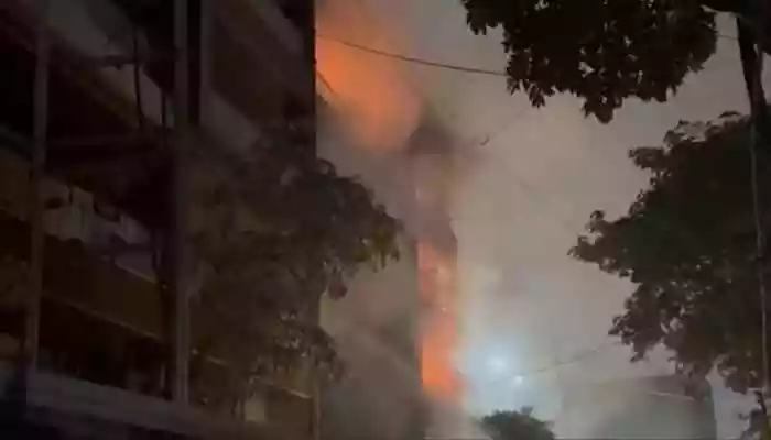 Fire Breaks Out In Ghaziabad Residential Building