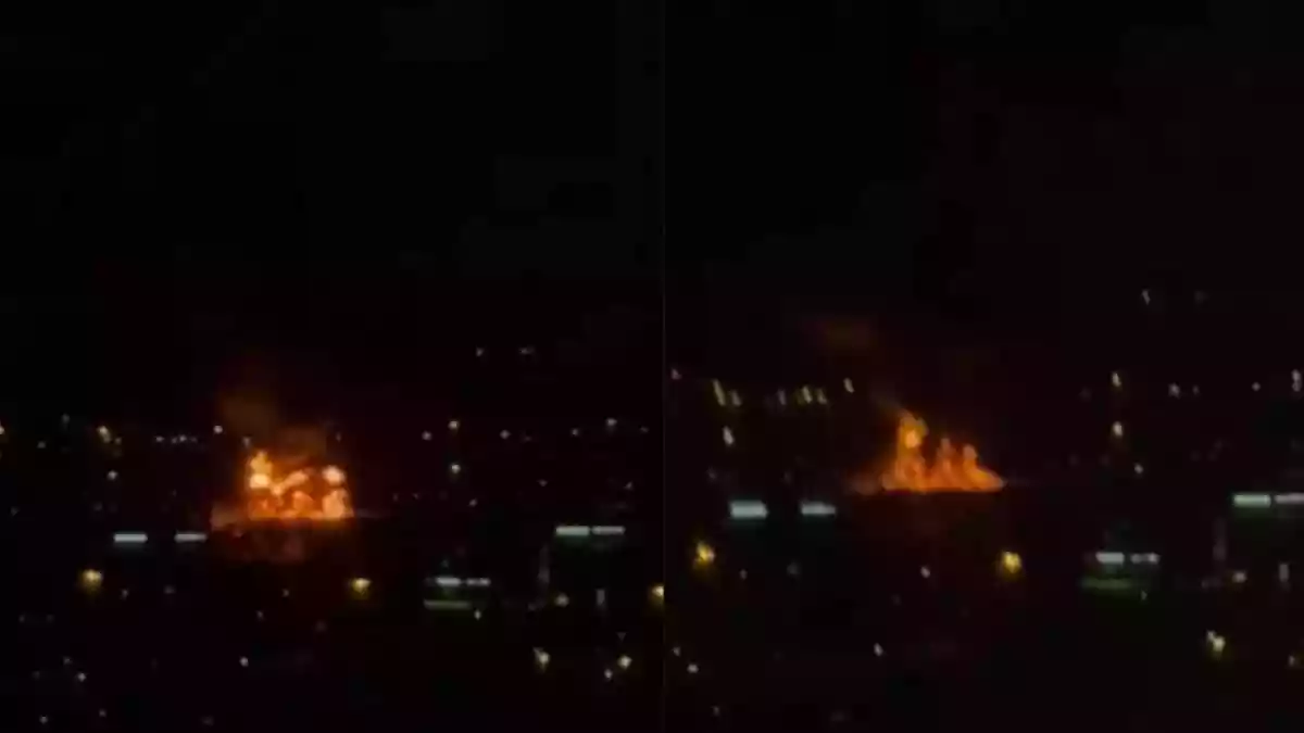 Fire Breaks Out Near Dubai Airport After Drone Strike