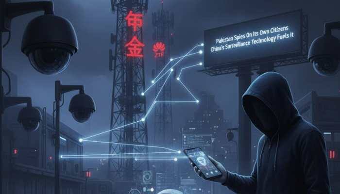 For years, Pakistan has been accused of spying on its own citizens. Earlier, these efforts were scattered -bugged hotel rooms, leaked phone calls, and occasional internet blackouts. Pakistan's current civil-military regime has raised concerns about the country's future. The government could continue following China's model, building a strong digital surveillance system while weakening democratic freedoms, or it could recognise that spying without oversight is not security, but tyranny, according to a new report.