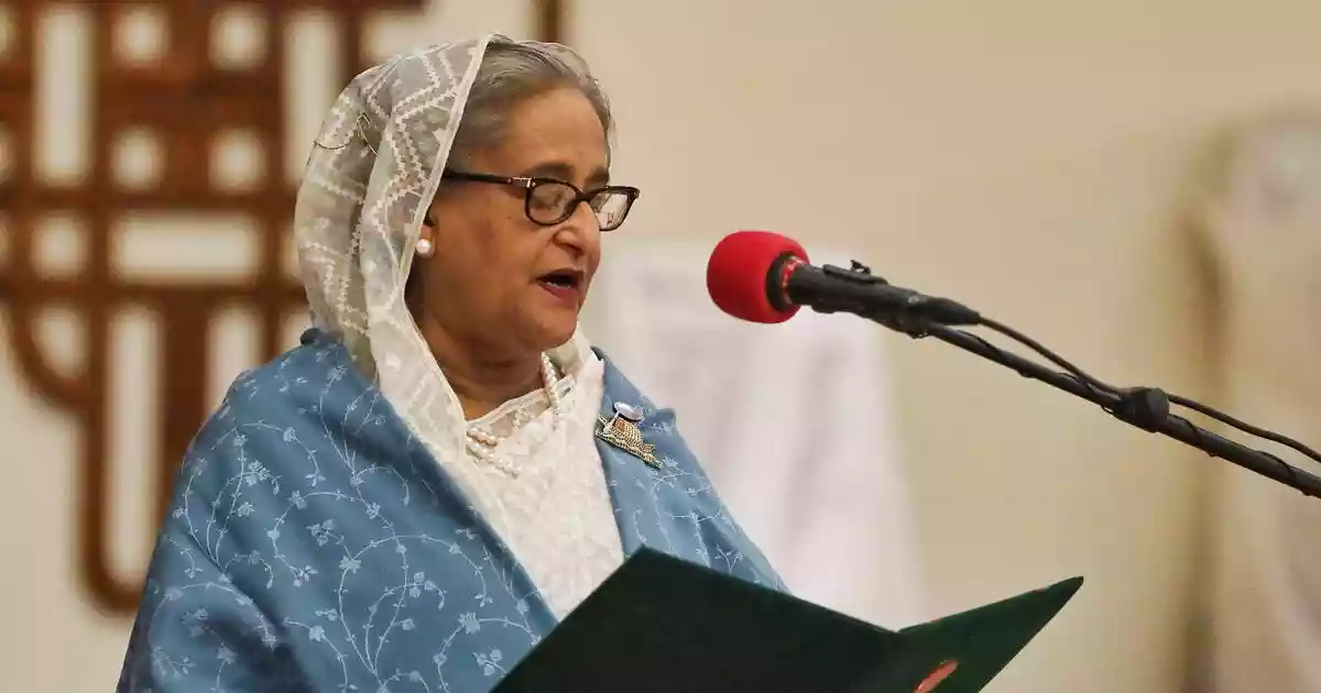 Former Bangladesh Prime Minister Sheikh Hasina on Saturday congratulated West Bengal Chief Minister and Bharatiya Janata Party leader Suvendu Adhikari after