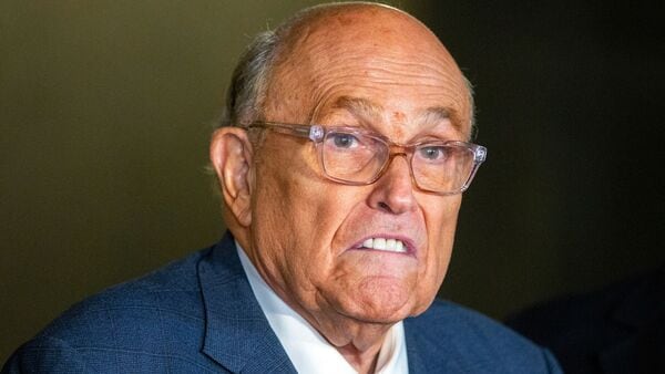 Former New York City Mayor Rudy Giuliani was injured in a New Hampshire car accident on Saturday night when his car was hit from behind after he stopped to help a domestic violence victim, The Independent quoted his spokesperson Michael Ragusa as saying.