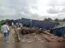 A freight train derailed near Bitroi railway station in Budaun, Uttar Pradesh. The incident occurred when two bulls entered the tracks