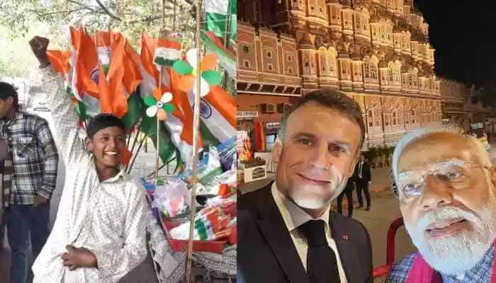 In a post on X, French President Emmanuel Macron wished India on its 77th Republic Day and said that he would meet Prime Minister Modi in February