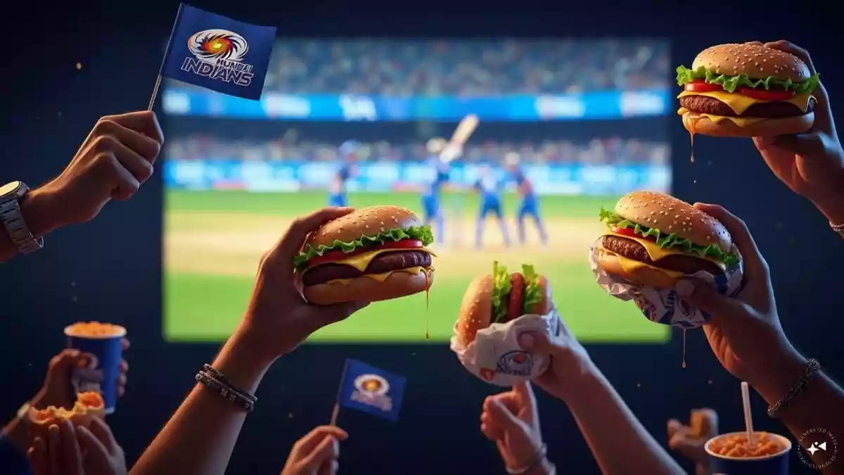 A cricket match, a tense over, a hungry watch party — and suddenly, more than 100 burgers are ordered in a single transaction. That moment has emerged as one