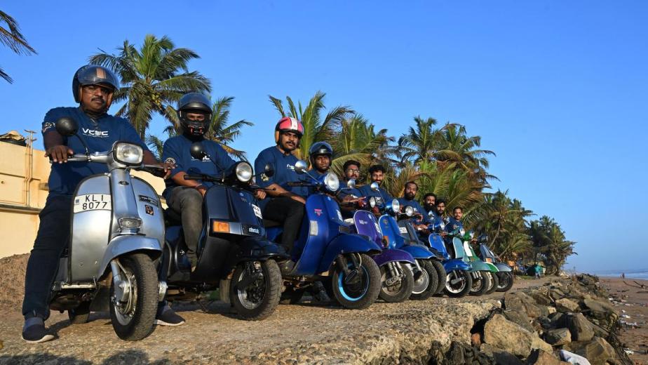 As the sun sets at Kannanthura Beach in Thiruvananthapuram, the crash of waves is interrupted by the rising hum of two-stroke engines