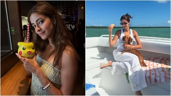 From white dresses to cotton palazzos and crop tees, Ananya Panday's vacation fashion is all about merging comfort and style. Ananya Panday is serving major travel goals with her latest pictures. The actor is currently soaking up the sun in Miami, Florida, and living her best beach life. From playfully posing with Pikachu coffee mugs to taking in the stunning ocean views from a yacht, she’s making the most of every moment. Also read | Ananya Panday opens Lakme Fashion Week 2025 as showstopper for Anamika Khanna in stunning silver-blue ensemble. See pics