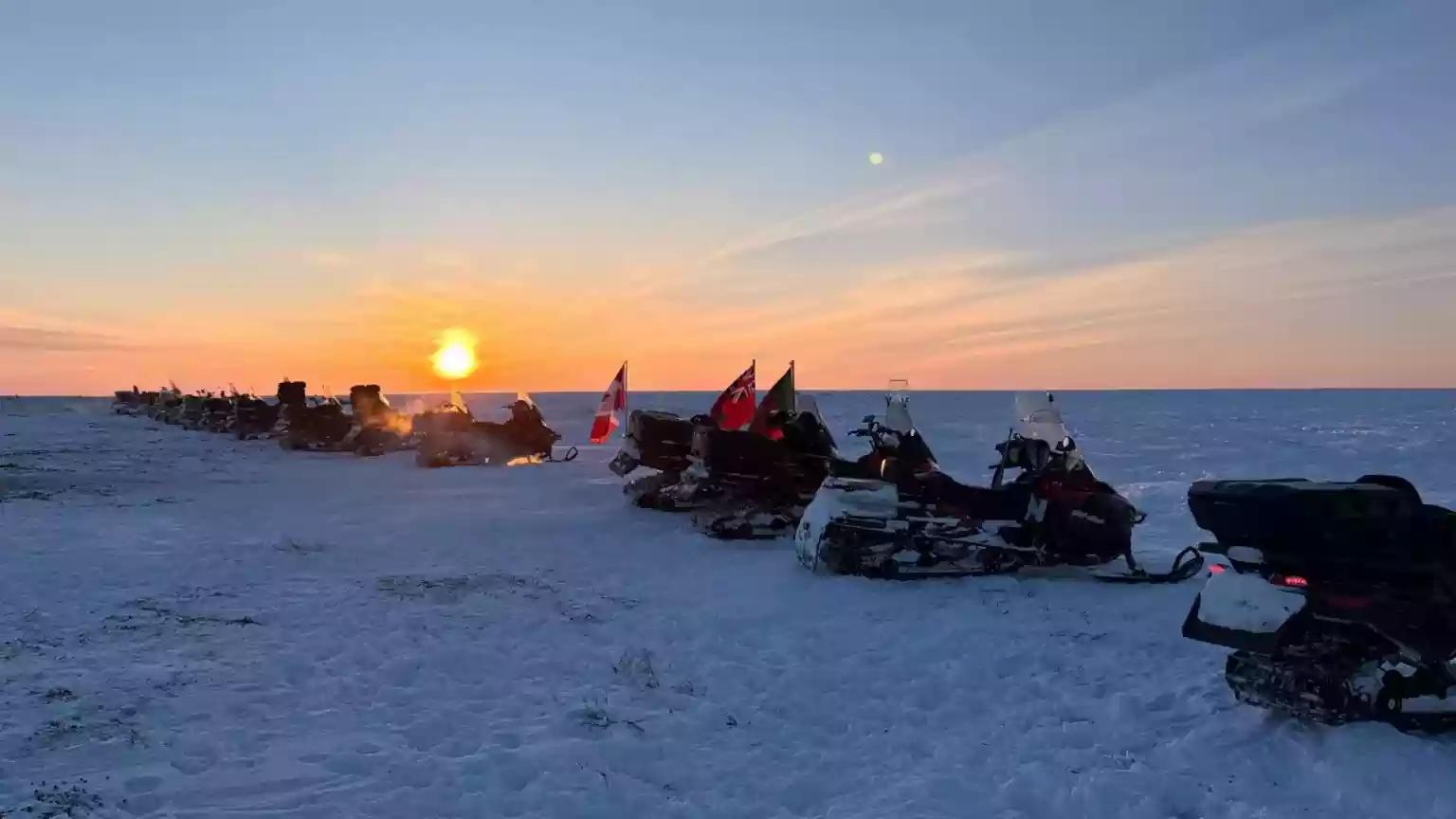 A simple row of spruce trees marked the finish line for Canadian army reservists and combat members after a marathon two months pushing through one of the