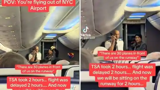 Flight delays and cancellations have surged across the United States due to the ongoing government shutdown. A pilot's video, which shows him voicing his