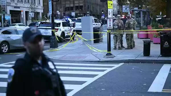 The “targeted shooting” just blocks from the White House in Washington DC on the eve of Thanksgiving in America, where two members of the United