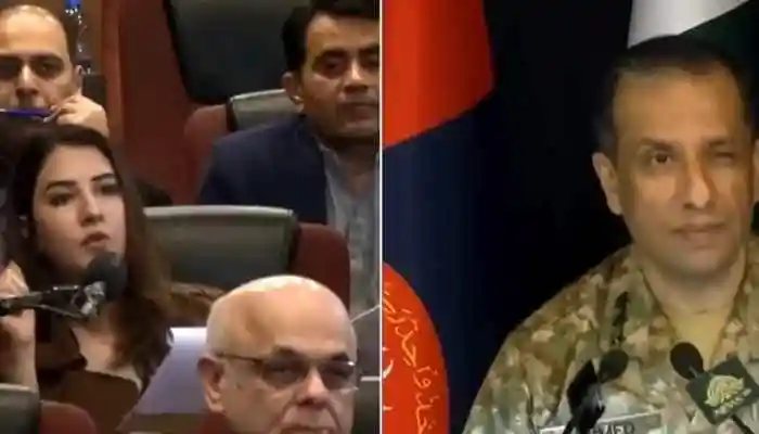 A short clip from the briefing, now widely circulated on X (formerly Twitter), shows the journalist questioning the army's narrative on Imran Khan —