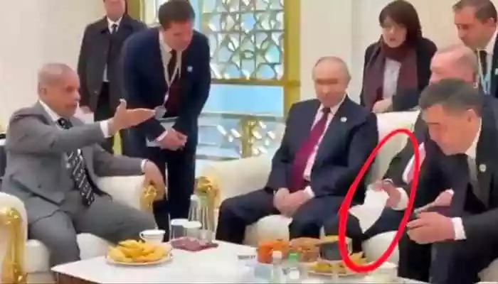 Furious Pakistan PM Shehbaz Sharif Gatecrashes Putin-Erdogan Huddle