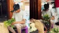 A surprising video from Bengaluru is going viral on social media after a vegetable vendor was reportedly spotted wearing unusual AI-powered data-collection