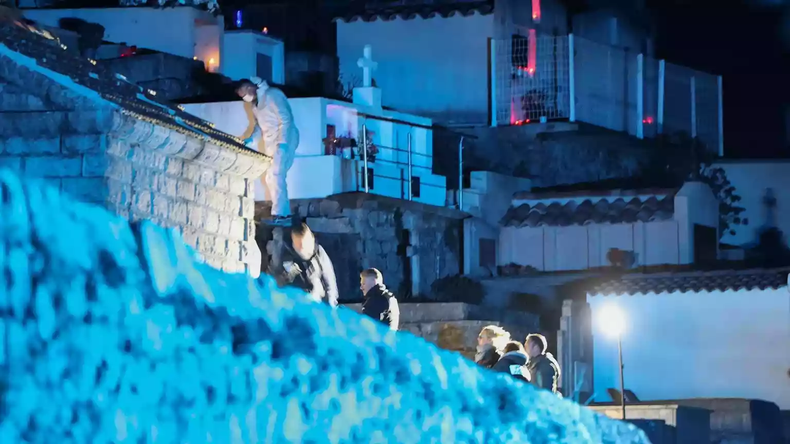 The mourners had gathered in the small village of Vero, a half-hour drive from Ajaccio, the capital of the picture-postcard Mediterranean island of Corsica