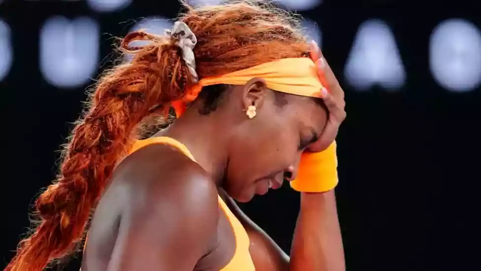 Coco Gauff called for more privacy for players after she was captured smashing a racquet following a devastating defeat by Elina Svitolina in the Australian