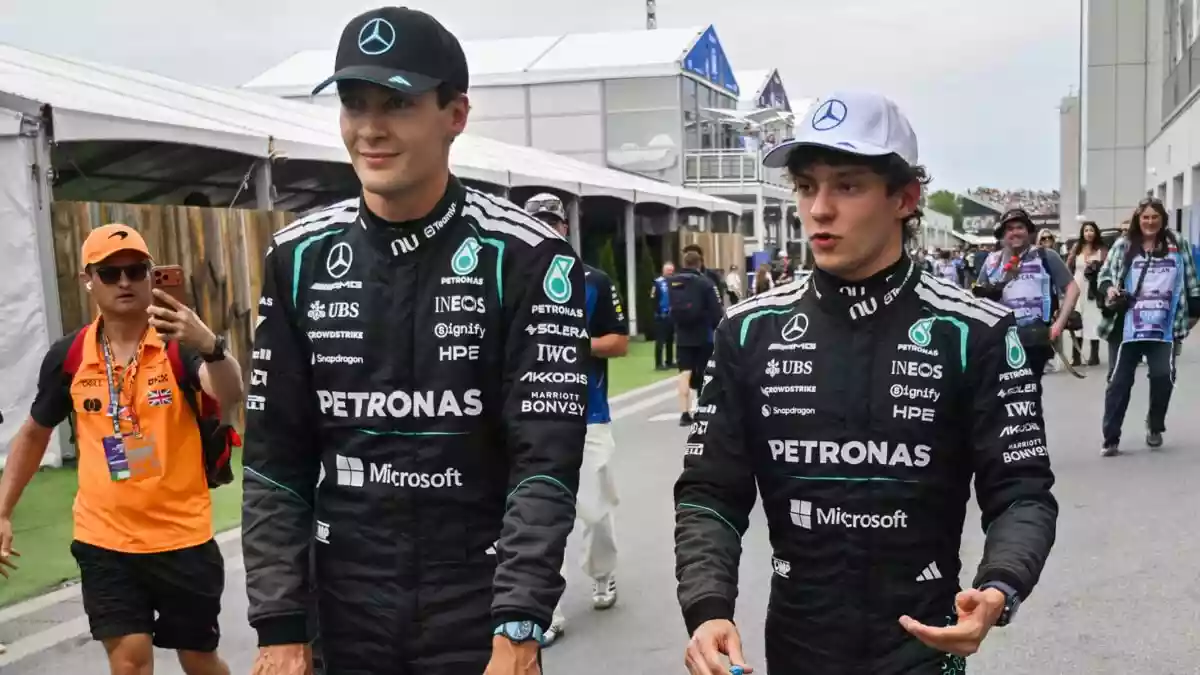 George Russell may have delivered the perfect answer to mounting pressure at Mercedes. After a fiery sprint race clash with championship-leading teammate Kimi