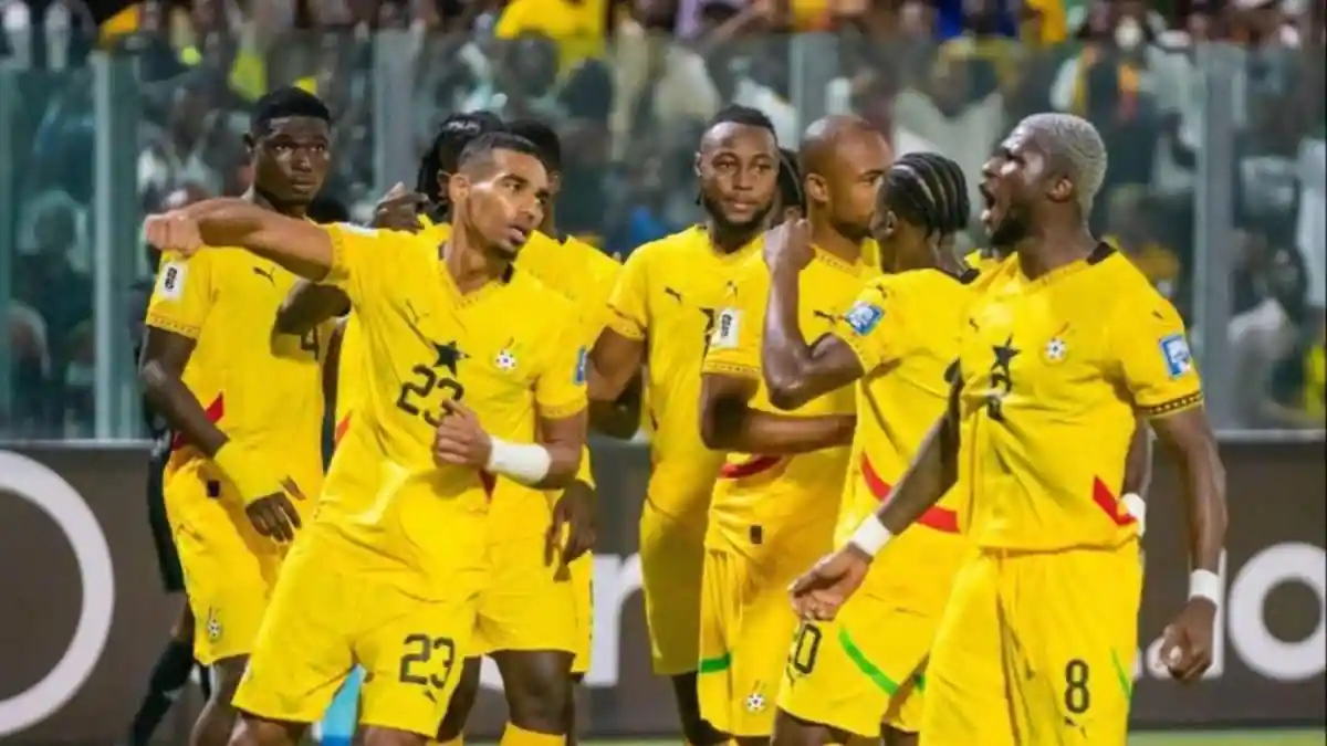 Ghana posted a 1-0 win over Comoros in the FIFA World Cup 2026 qualifiers between the sides on Monday at Accra Sports Stadium to secure their berth in the showpiece. Ghana will join the likes of Algeria, Egypt, Morocco and Tunisia at the quadrennial spectacle slated to be held in USA, Mexico and Canada.Ghana posted a 1-0 win over Comoros in the FIFA World Cup 2026 qualifiers between the sides on Monday at Accra Sports Stadium to secure their berth in the showpiece.Ghana will join the likes of Algeria, Egypt, Morocco and Tunisia at the quadrennial spectacle slated to be held in USA, Mexico and Canada.Ghana required just a point in its final game in Group I to guarantee qualifying for back-to-back World Cups and managed to secure their presence at the biggest event on the planet with their win as Tottenham Hotspurs forward Mohammed Kudus netted to put the 2010 World Cup quarterfinalists through.<strong>ALSO READ| Depay Rewrites History! Extends Dutch Scoring Tally, Scripts Assists Record In Win Over…</strong>