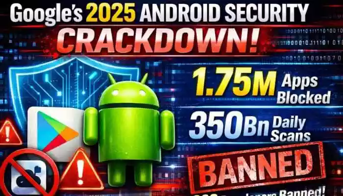 <strong>Google’s Biggest Android Cleanup: </strong>Google Play runs more than 10,000 safety checks on every app and continues to check and