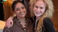 Actor Nadiya is currently vacationing in Sydney, Australia, where she just so happened to bump into none other than Hollywood star Nicole Kidman