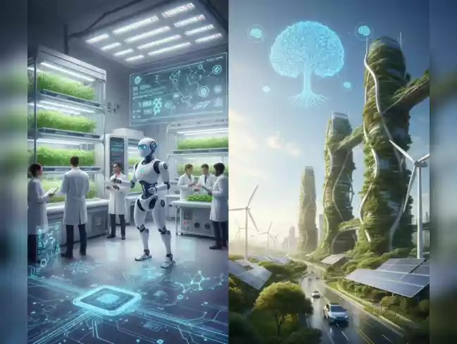 Artificial Intelligence can guide us in moving ahead towards the green and sustainable future. AI suggests smart ideas and ways for energy conversation and in