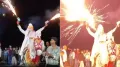 A viral video circulating on social media has sparked a fresh concern over the growing use of sparkler guns during wedding celebrations. The clip