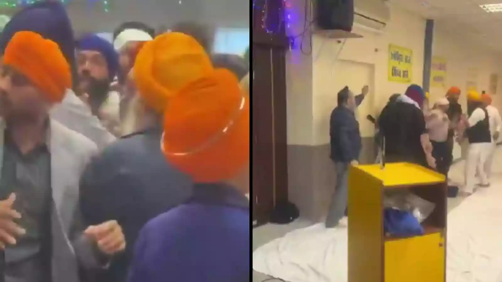 At least 11 individuals were wounded after a violent altercation broke out at a gurdwara in the Duisburg area of Moers in Germany. Clips circulating online