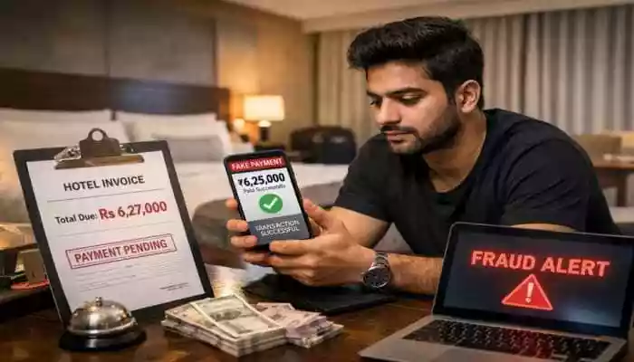 According to police, the man checked into a service apartment at a hotel in DLF Phase 5 in October 2025 and continued living there until February 2026