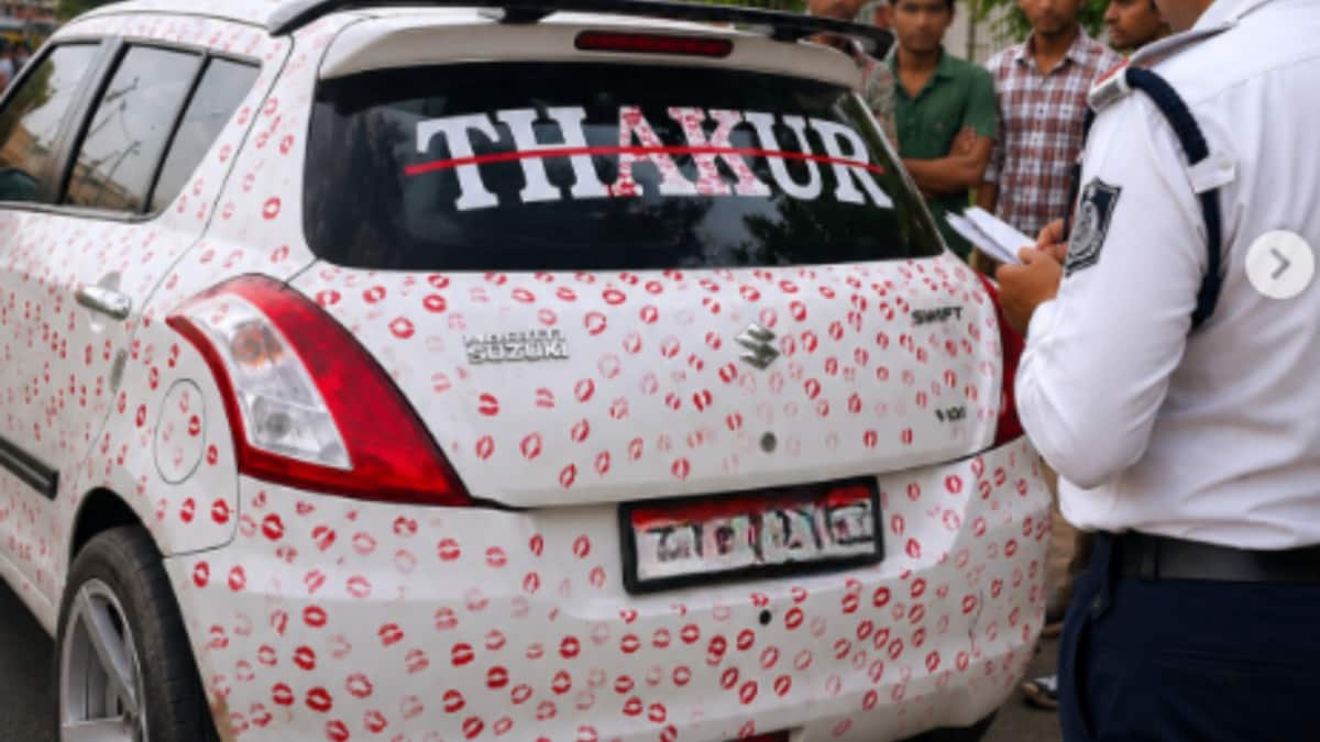 A Gwalior man’s attempt to recreate a viral social media trend with his car took an unexpected turn after traffic police traced the vehicle