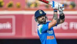 The former India captain ended the three-match series with a majestic display, finishing with 302 runs at an average of 151.00, hammering back-to-back