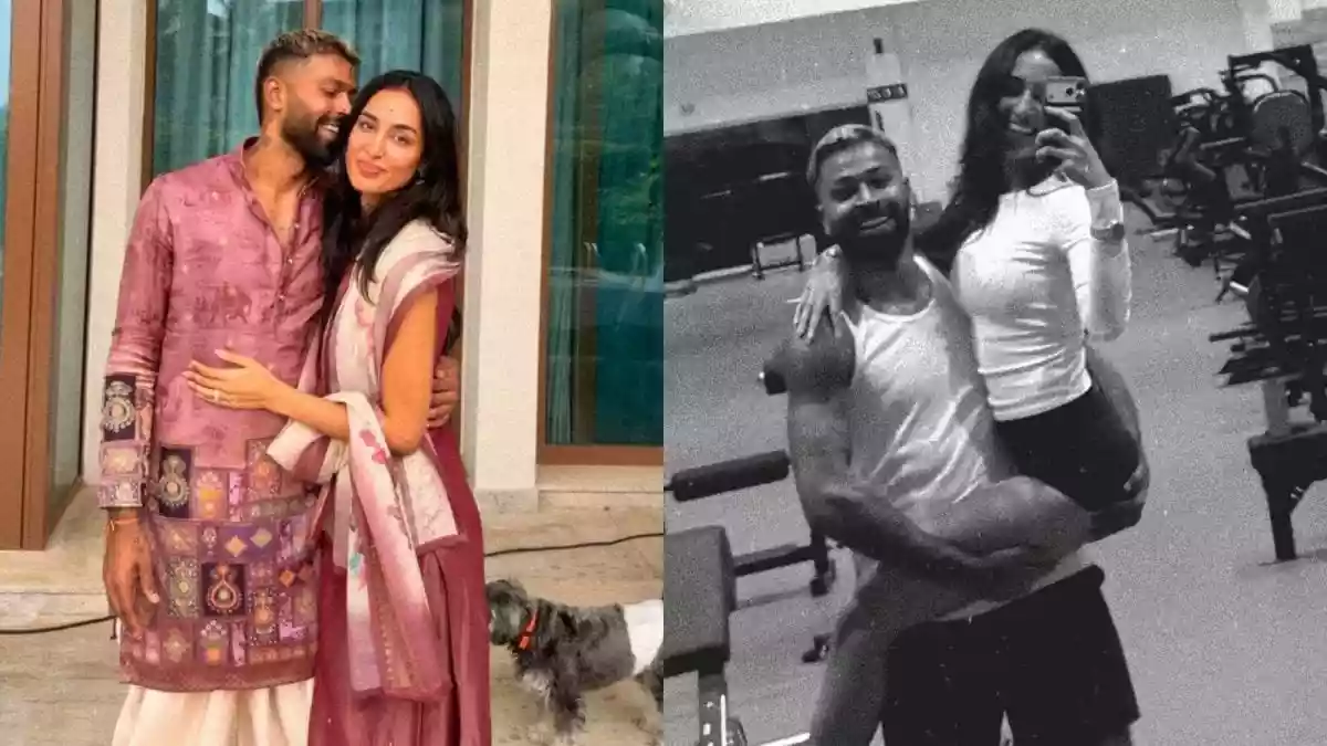 Hardik Pandya Kisses Mahieka Sharma