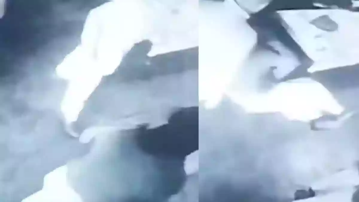 A shocking video has emerged from a school in Haryana's Fatehabad. The clip, allegedly recorded at a private school, shows the principal beating two female