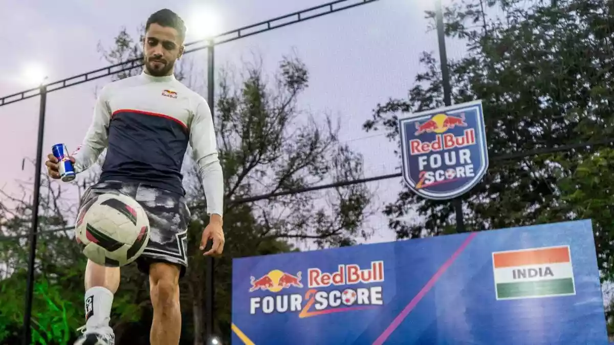 Mumbai City FC forward Vikram Pratap Singh, Red Bull’s ambassador at the one-of-its-kind Four 2 Score in Coimbatore, spoke about a variety of topics