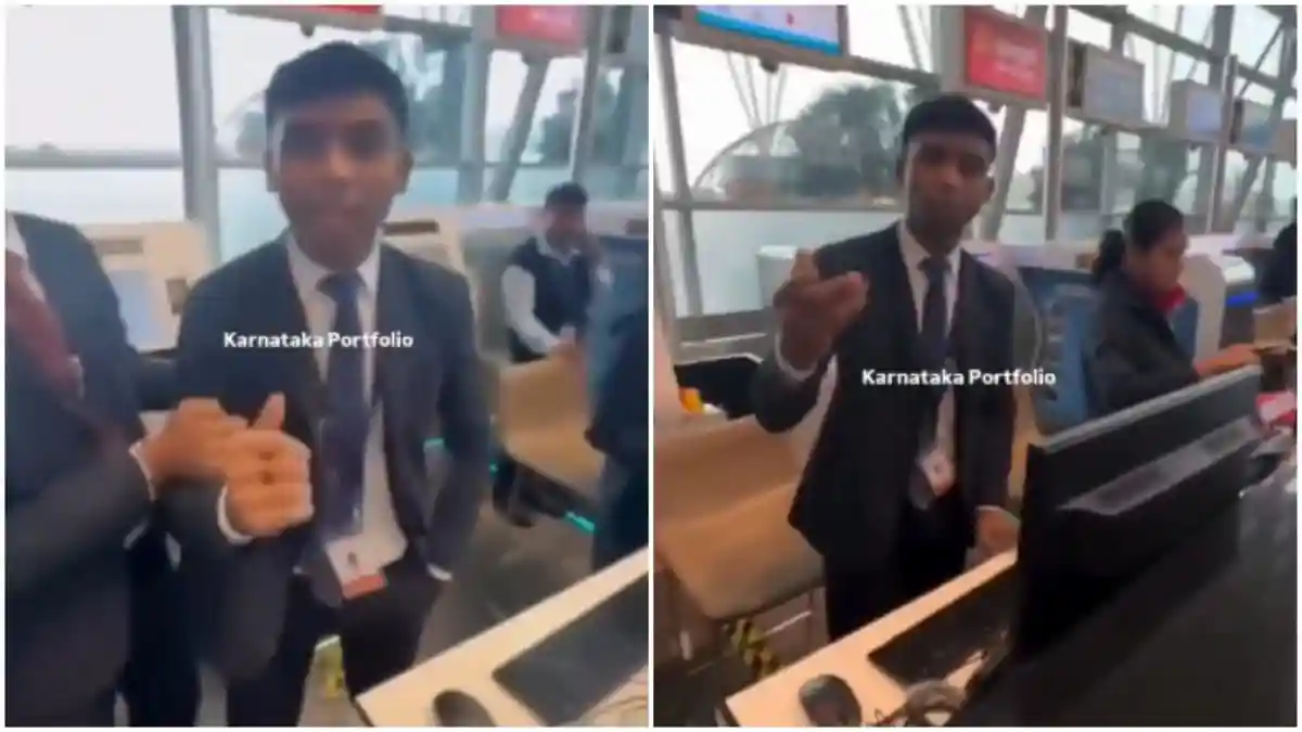 Bengaluru's Kempegowda International Airport saw a tense incident on Tuesday when a passenger, claiming to have arrived nearly two-and-a-half hours before
