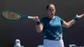 2017 French Open champion Jelena Ostapenko found herself in an embarrassing situation after a shot from her during her women's doubles match at the Australian