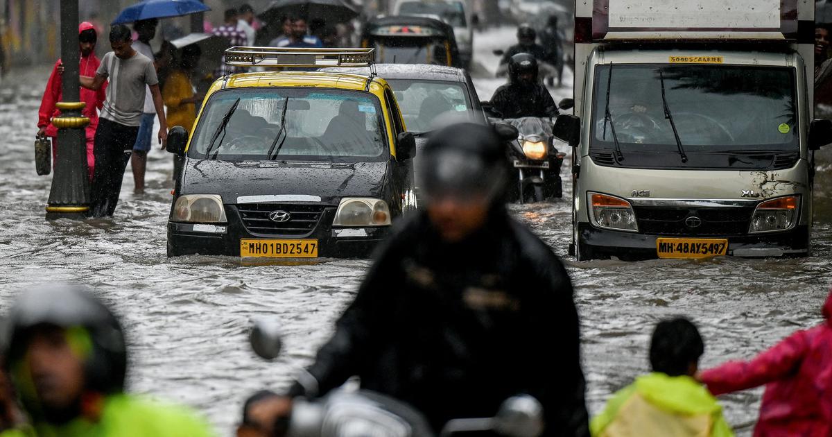 Heavy rainfall in Maharashtra has left seven persons dead so far and led to some rivers rising to alarming levels, said Chief Minister Devendra Fadnavis on Monday. Mumbai and its neighbouring districts of Thane, Palghar and Raigad have been placed under a “red” alert for very heavy rainfall on Tuesday, while an orange alert has been sounded for heavy rain on Wednesday.