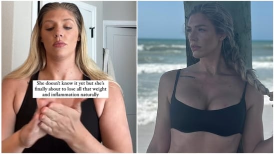 Here's her guide to losing extra kilos and reducing inflammation naturally with strength training, prioritising protein, and walking more. Content creator Hunter Maxson provides daily tips on weight loss, wellness, and maintaining glowing skin through proper nutrition and workouts. In an April 22 Instagram post, she discussed how incorporating strength training, prioritising protein, walking more, and reducing inflammation can help you achieve a healthier and more sustainable weight loss journey. Also read | Struggling with inflammation? Know these 4 natural solutions you can find in kitchen