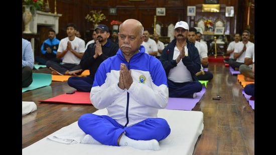 Himachal governor further added that it is a matter of great pride for every Indian that this ancient heritage has been revived and globally recognised, thanks to the visionary leadership of Prime Minister Narendra Modi “Yoga can help eradicate social evils, improve public health and combat substance abuse,” said governor Shiv Pratap Shukla, while speaking after a yoga session held to commemorate the 11th International Day of Yoga at Raj Bhavan in Shimla.