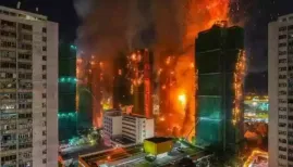 The death toll has risen to 44 people and leaving hundreds missing for as a massive fire has ripped through multiple high-rise towers in a Hong Kong housing