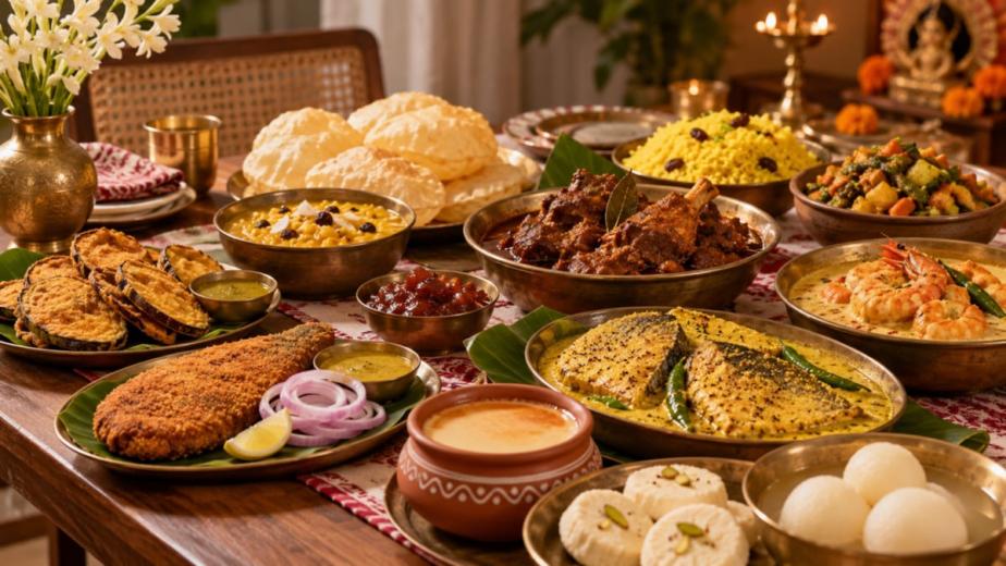 Durga Pujo plans usually involve pandal hopping, meeting friends after months and, inevitably, discussing where to eat next. But if you’re hosting dinner at