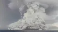 Volcanoes change the earth’s atmosphere by releasing gases and particles in large quantities. When a volcano erupts, it blasts sulphur dioxide high into the