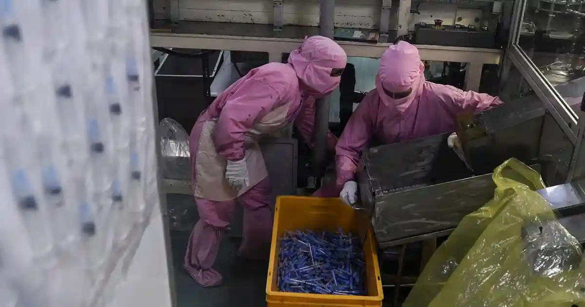 At his factory in Visakhapatnam, Sanjeev Relhan produces surgical gowns and protective gear that doctors and nurses routinely use in hospitals while handling