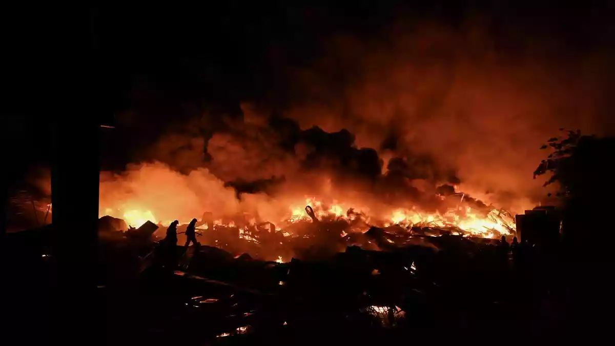 Powerful explosions tore through an industrial park near Argentina's capital on Friday (November 14, 2025), sparking a huge blaze and injuring more than 20