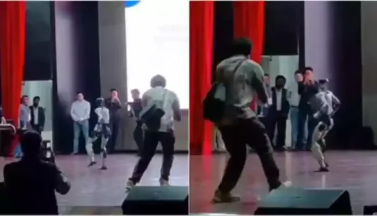 Watch the viral moment 