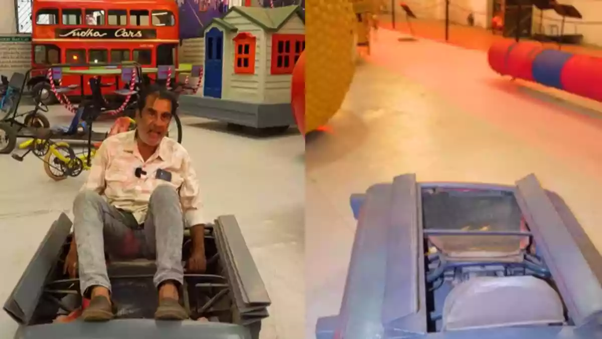 Move over, all the Audis, Mercedes, and BMWs, a man from Hyderabad has something far more extraordinary in his garage. A video shared on Instagram showcased