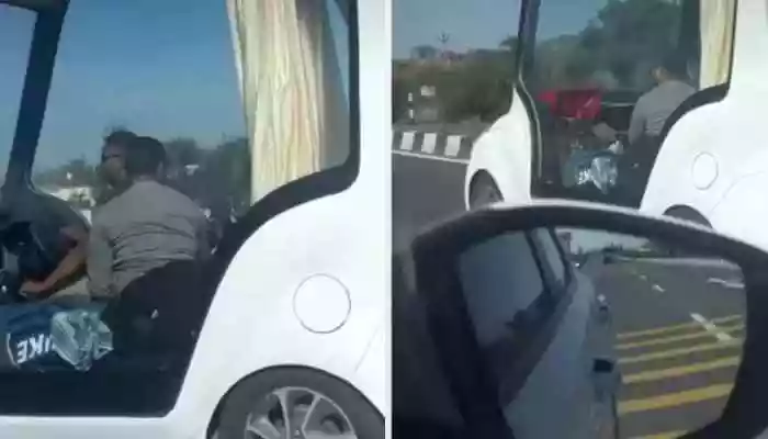 The modification made the car larger while featuring a spacious interior. The elevated roof extended the headroom, and inside, the car has luxurious-looking