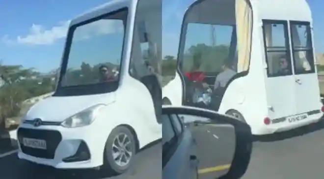 A modified Hyundai Grand i10 from Gujarat has gone viral, and it’s easy to see why. In a video doing the rounds on Instagram, the small hatchback looks