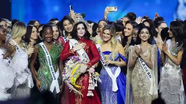 “I'm Miss Universeee!” was Mexico's Fatima Bosch's ecstatic first reaction moments after she was crowned the new Miss Universe 2025 at the pagent
