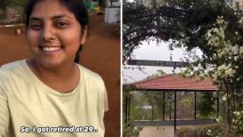 <h4>‘I retired at 29’: Woman leaves city hustle to start farmstay with dad in Maharashtra village</h4><h4>A woman who used to work in